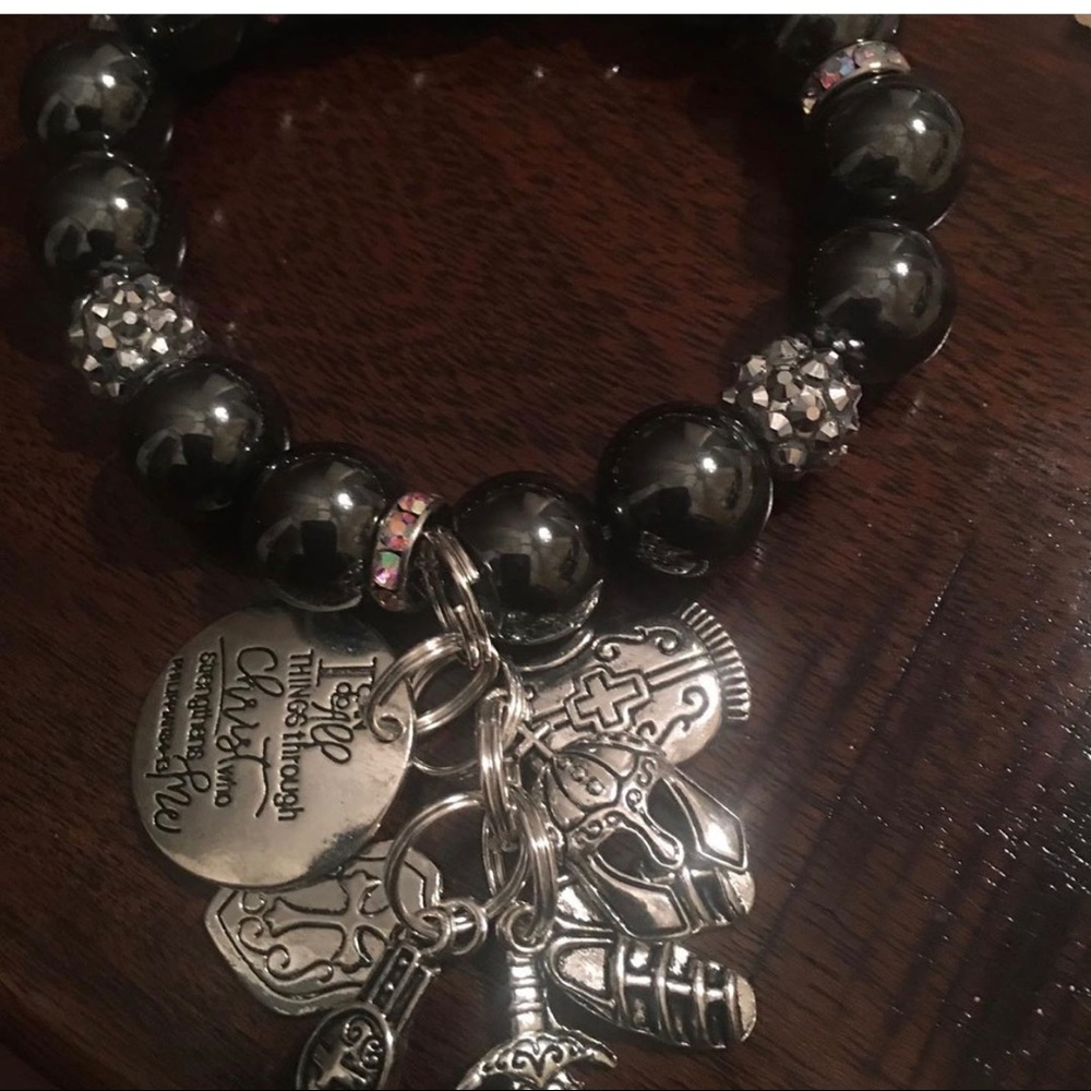 Full armor of God charm bracelet